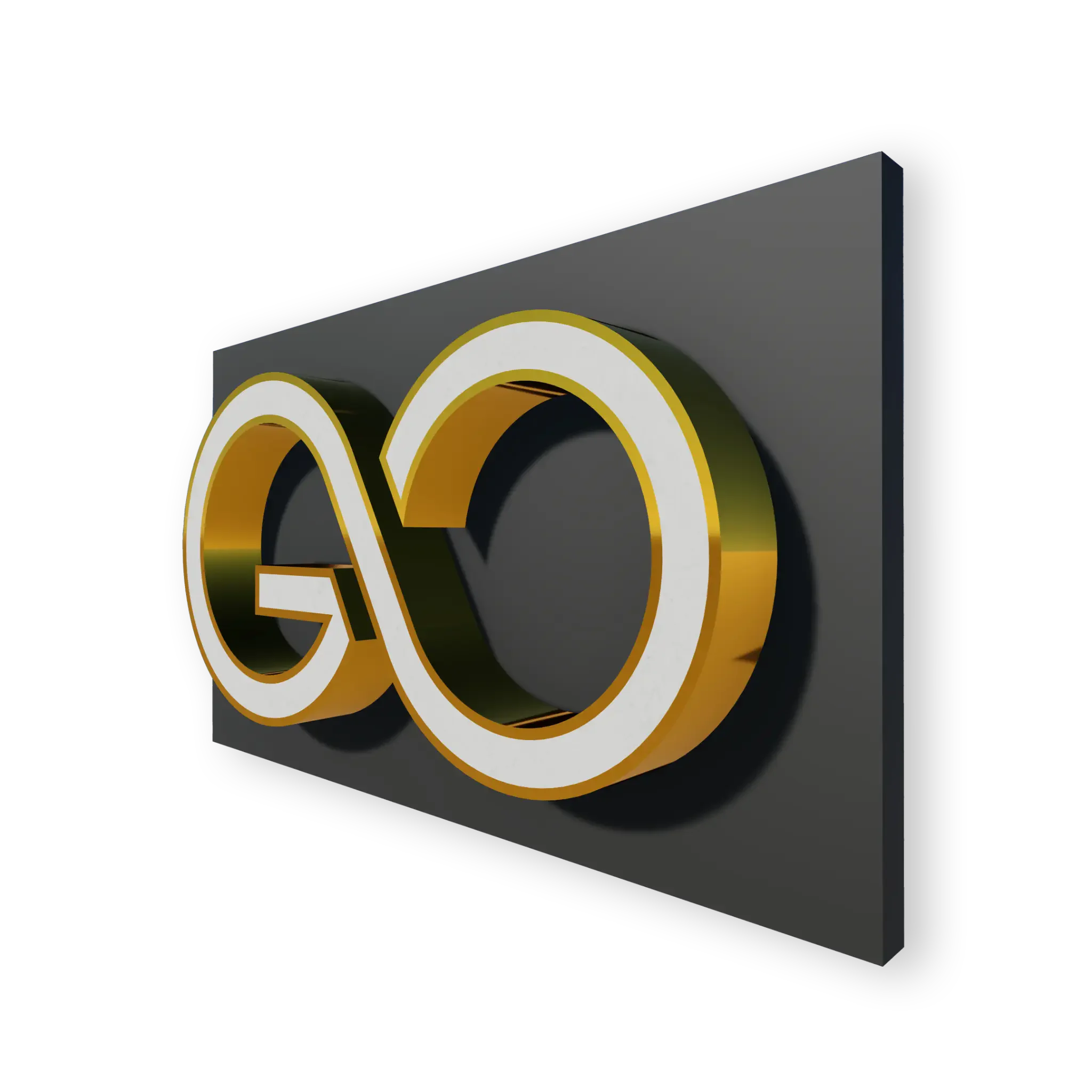 Modèle G01 — Lettres individuelles lumineuses avec retour à Sélestat