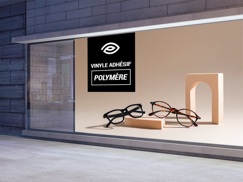 Vitrophanie polymère longue durée Strasbourg